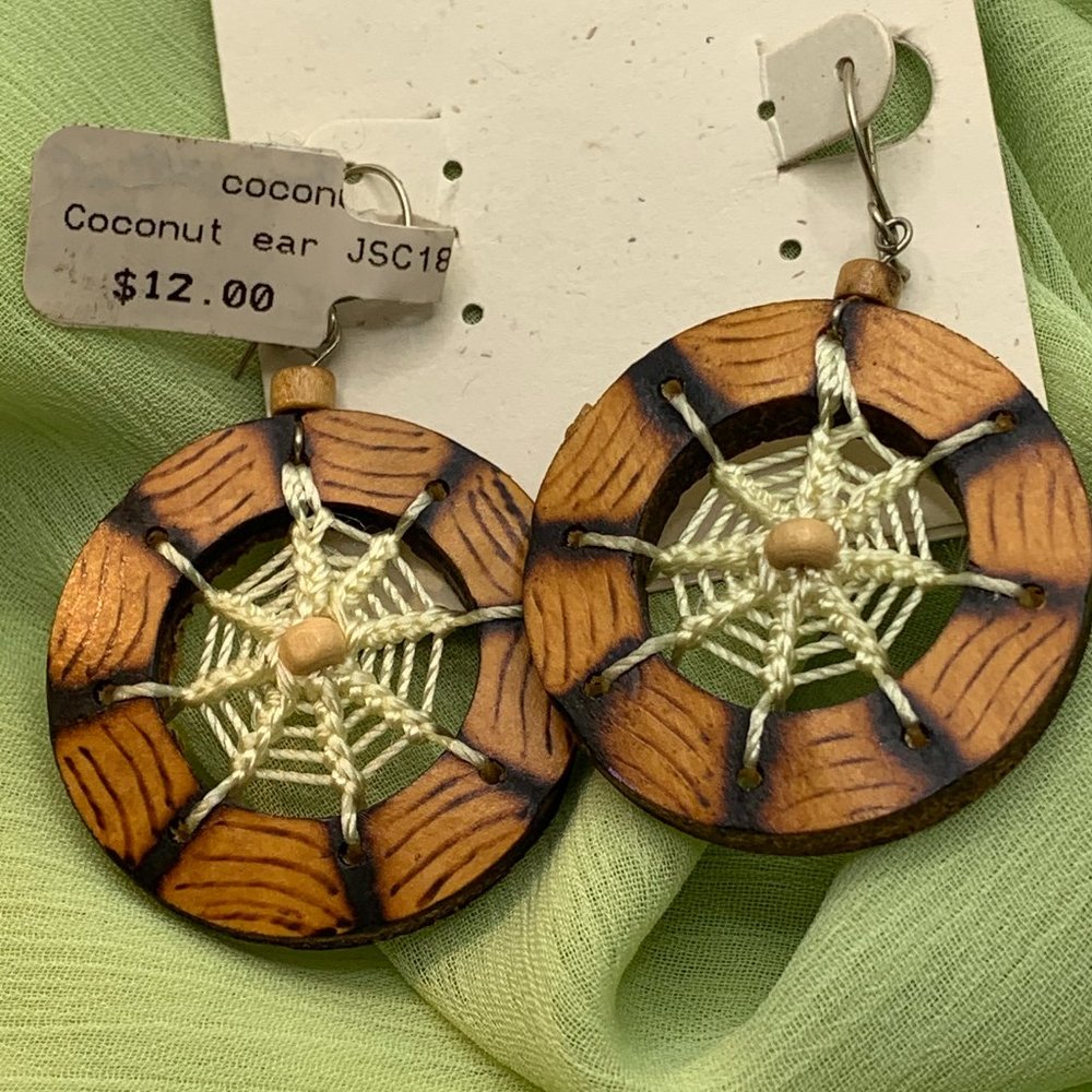 Coconut Dream Catcher Earrings!